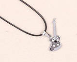 Підвіска гітара в стилі рок-панк для музикантів кулон з гітарою, фото 2