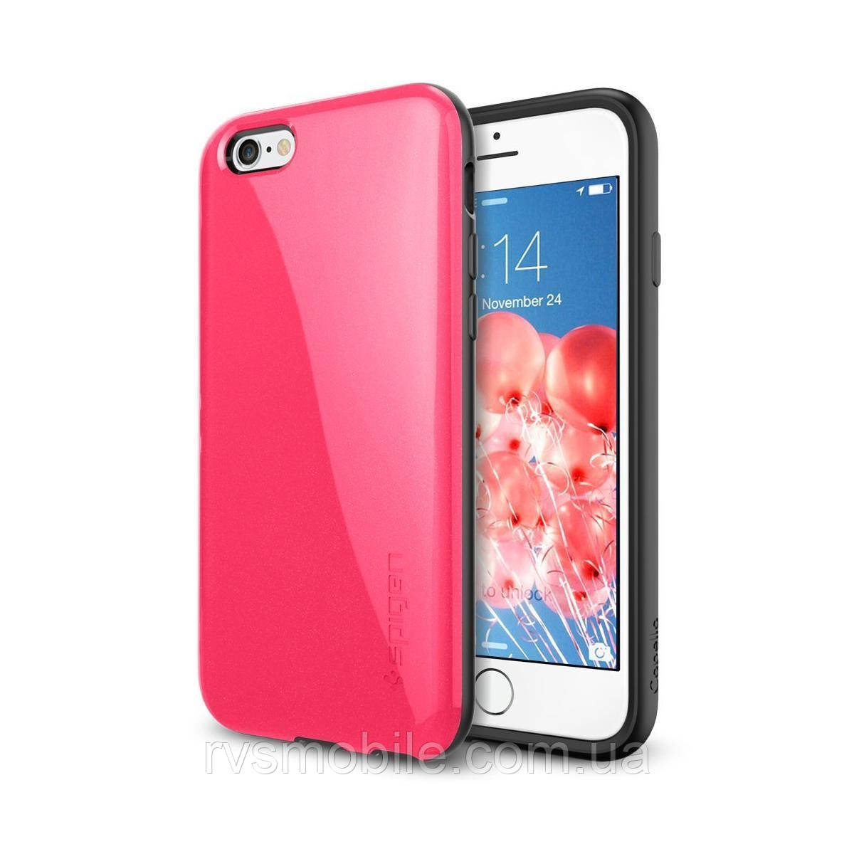 Чохол Spigen для iPhone 6s/6 Capella Series, Azalea Pink (SGP11183), фото 1