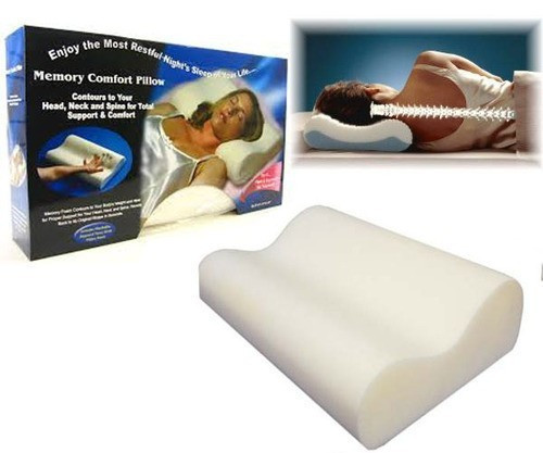 Ортопедична анатомічна подушка з ефектом пам'яті для комфортного сну Memory Pillow біла! найкращий