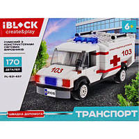 Конструктор "Транспорт: Скорая помощь", 170 дет. [tsi206423-TSІ]