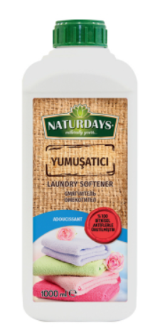 Натуральний пом’якшувач тканин з кокосовою олією NATURDAYS, 1000 мл, фото 1