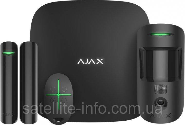 Комплект системи безпеки AJAX StarterKit Cam