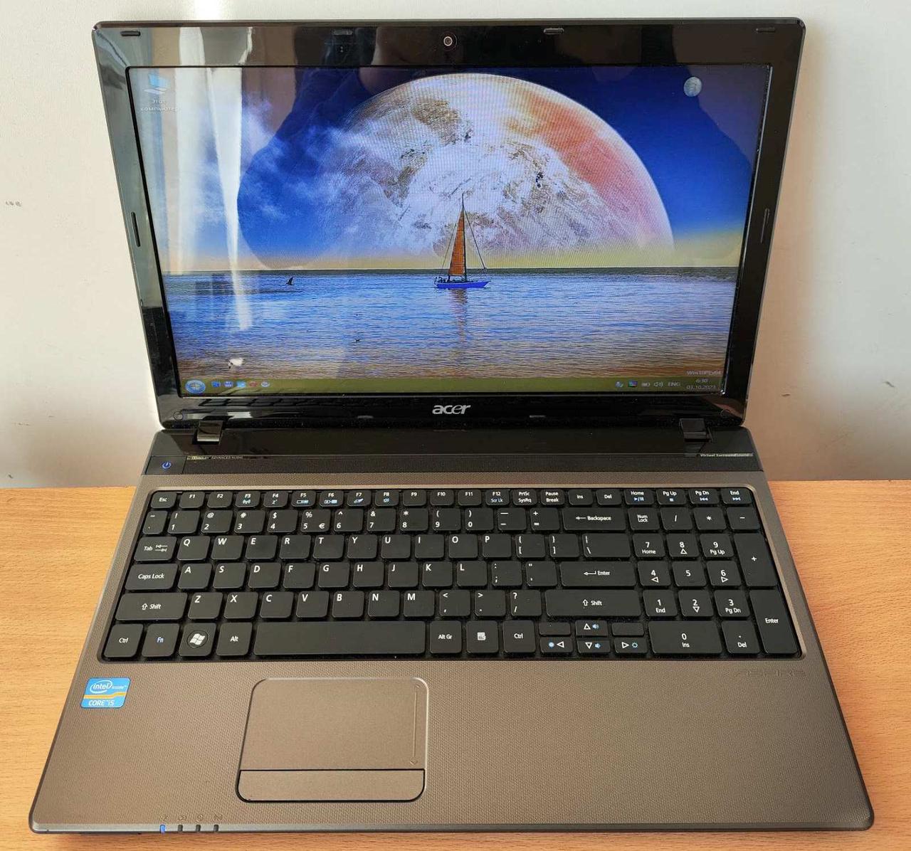 Ноутбук б/в Acer Aspire 5750G 15.6" i5-2430m/ 6 GB DDR3/ GT 520 1GB/ WebCam, фото 1