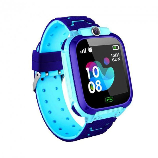 Дитячий Смарт Годинник Smart Baby Watch Q12 SIM /Bluetooth /LBS/GPS. MF-694 Колір: блакитний, фото 1