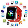 Смарт-годинник Smart Watch A1 розумний електронний зі слотом під sim-карту + карту пам'яті micro-sd. CO-356 Колір: червоний, фото 4
