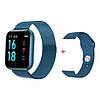 Smart Watch T80S, два браслети, температура тіла, тиск, оксиметр. YJ-931 Колір: синій, фото 4