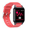 Смарт годинник Smart Watch T96 стильний із захистом від вологи та пилу з вимірюванням температура тіла. WD-828 Колір: червоний, фото 3