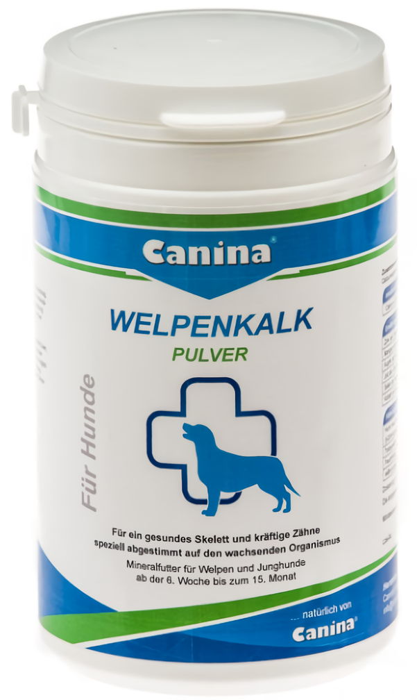 Кормовая добавка порошок Canina Welpenkalk (Pulver) для щенков, 300 г - фото 1 - id-p1745975199
