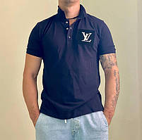 Чоловіча футболка Louis Vuitton Чорна 15055
