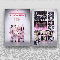 Календарь Blackpink BORN PINK 2024 А3 настенный перекидной