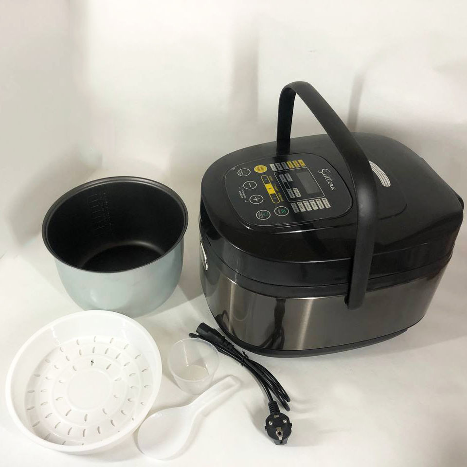 Мультиварка пароварка якісна Suntera AS-1015 5 л 900 Вт, Скороварка багатофункціональна KP-98, фото 1