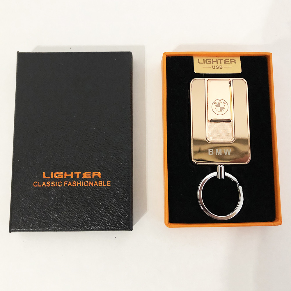 Запальничка спіральна USB-811. BMW. LS-337 Колір: золотий, фото 1