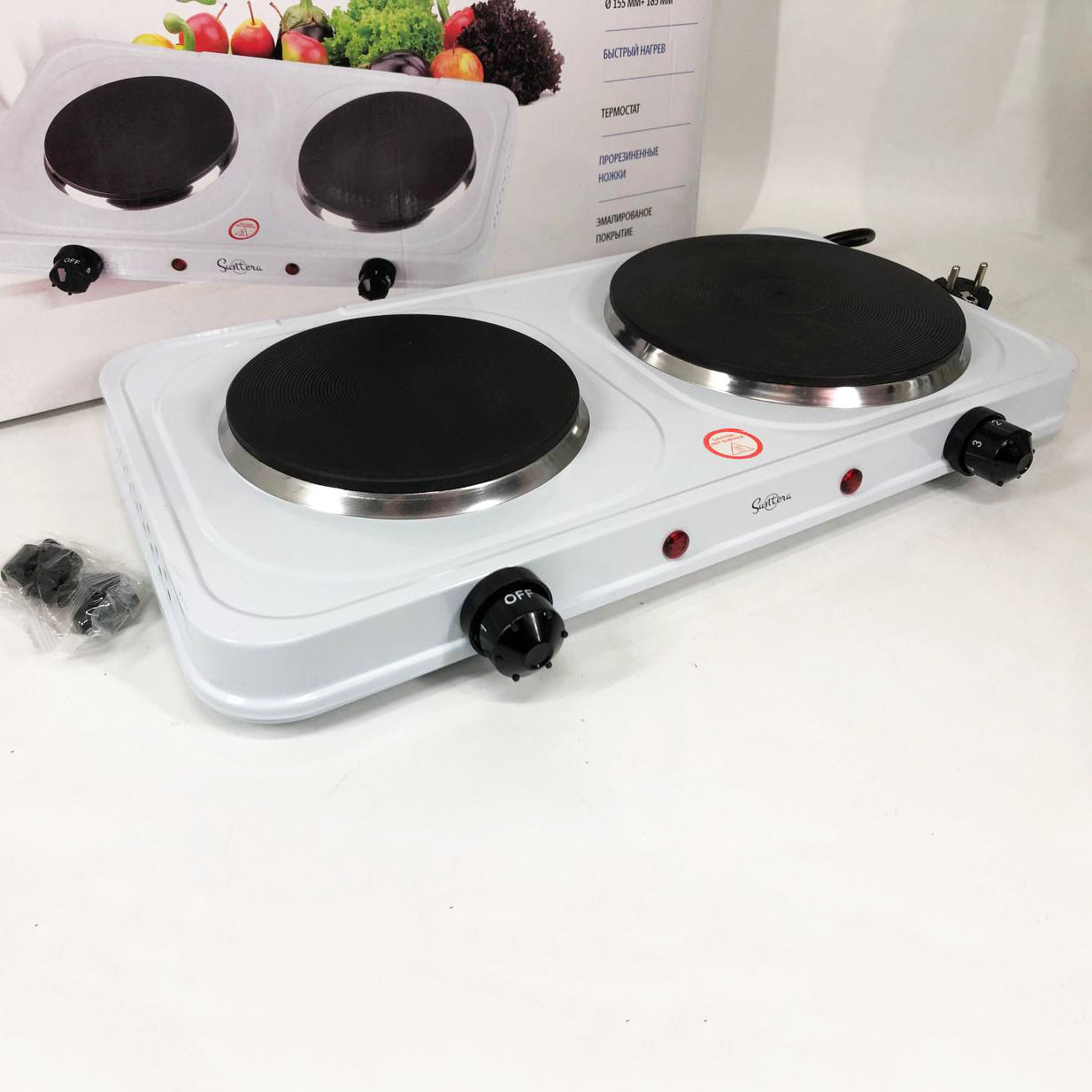 Маленькі електричні плити, Міні електрична плита, Електрична плита для приготування їжі EH-72, фото 1