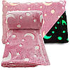 Плед, що світиться в темряві, плюшеве покривало Blanket kids Magic Star 150х100 см флісова ковдра. XR-270 Колір: рожевий, фото 3