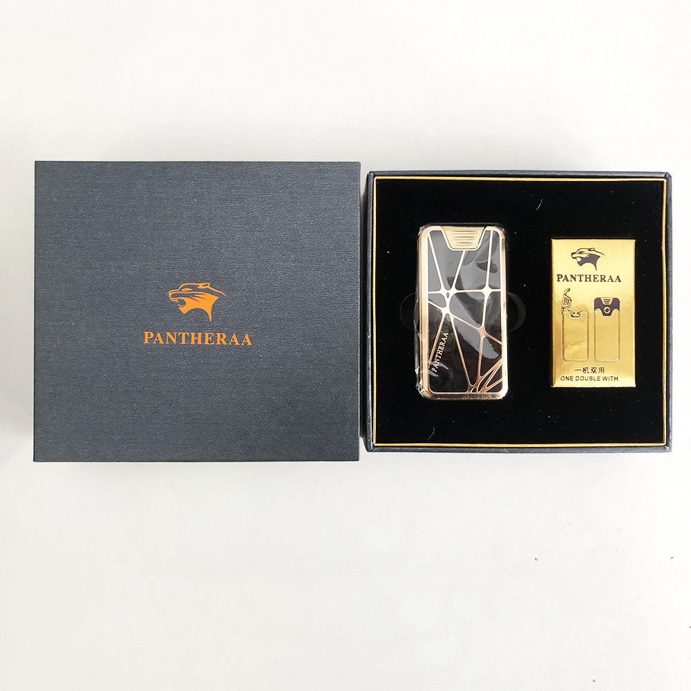 Електроімпульсна USB запальничка Pantheraa XT-4868 в WC-637 подарунковій упаковці