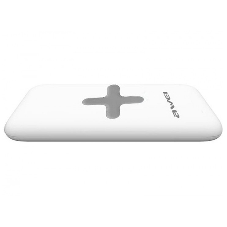Power Bank AWEI P98K (Бездротова зарядка) 8000 mAh. GJ-273 Колір білий, фото 1