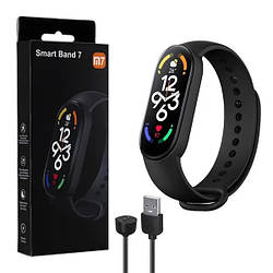 Фітнес браслет FitPro Smart Band M7 (смарт часи, пульсоксиметр, пульс). CL-885 Колір: чорний