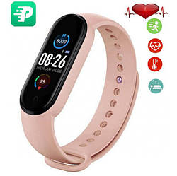 Смарт браслет M5 Smart Bracelet Фітнес трекер Watch Bluetooth. MK-759 Колір рожевий