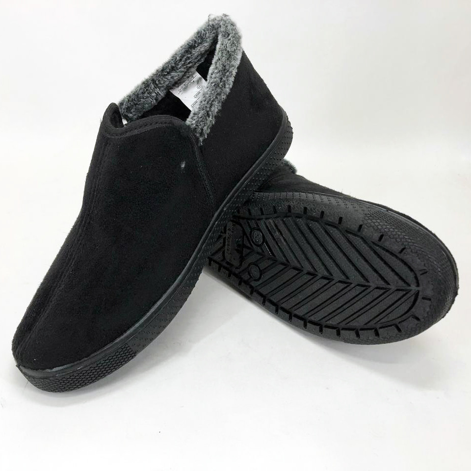 Черевики робочі чоловічі 41р 26см, Утеплені чоботи осінь зима, Бурки низькі, Чорні черевики для роботи ZG-93, фото 1