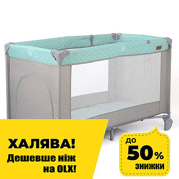 Дитячий ігровий манеж El Camino ME 1096 ACTIVE Mint Gray М'ятно-сірий