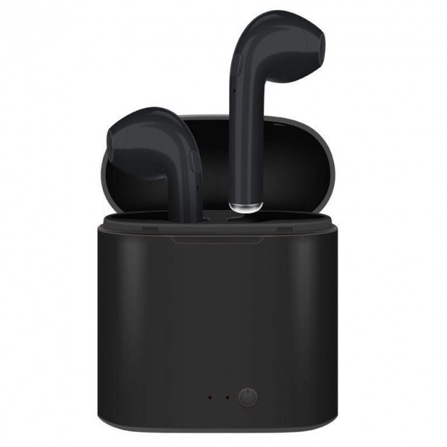 Бездротові Bluetooth навушники i7 mini TWS Stereo з боксом для зарядки. EY-101 Колір чорний