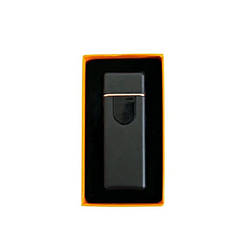 Електрозапальничка USB ZGP ABS, сенсорна електрична запальничка спіральна. OV-833 Колір чорний
