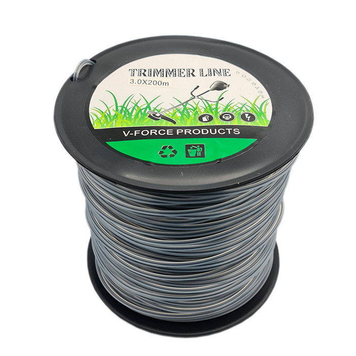 Бухта волосінь для бензокоси квадрат із жилкою 3,00 мм (200 мм)