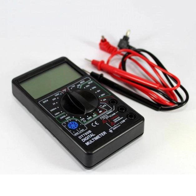 Мультиметр із функцією вимірювання Digital Tech DT700D, Тестер для перевірки напруги цифровий EH-86, фото 1
