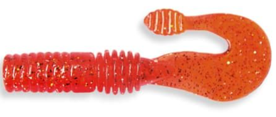 Їстівна силіконова приманка Crazy Fish Powertail 2.8" 4-70-4-5 часник, фото 1