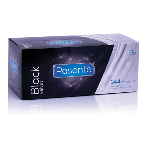 Презервативи Pasante Black Velvet condoms, 144 шт Кітті