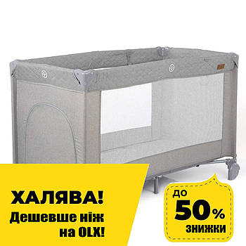 Дитячий ігровий манеж El Camino ME 1096 ACTIVE Perfect Gray Сірий
