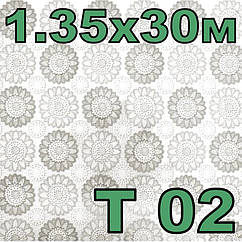 Клейонка ПВХ рулон 1.35х30м столова прозора HomeStar T02