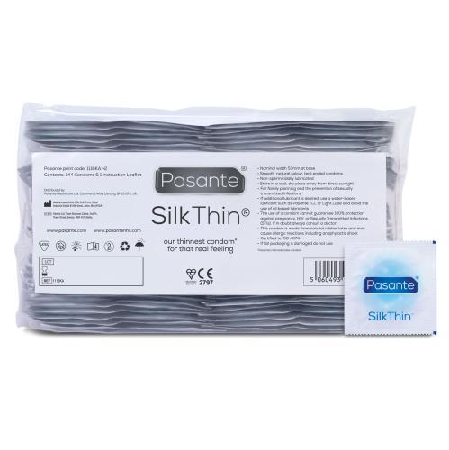 Презервативи Pasante Silk Thin Condoms, 144 шт Кітті