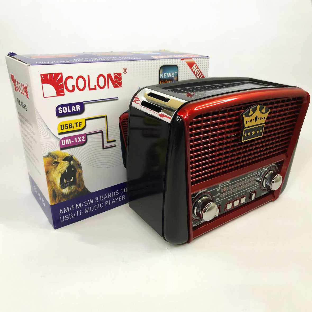 Радіоприйом приймачі вищого класу Golon RX-455S, Ретро радіоприймач, CL-777 Потужний радіоприймач, фото 1