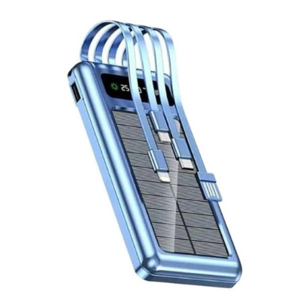 Павербанк топ 10000 mAh, Повербанк з вбудованим ліхтариком, Павербанк з швидкою зарядкою BQ-690 для смартфонів, фото 1
