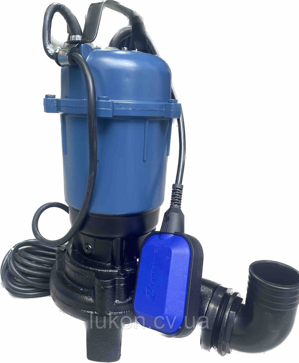 Фекально,дренажний насос KING WQD 10-10-2.2 P-201 з поплавцем і ножами