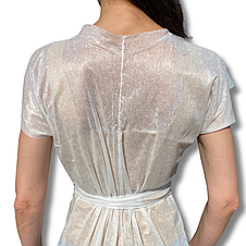 Халат одноразовий кімоно з поясом, фото 3