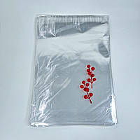 Пакеты для одежды и постельного белья, 30*40 (+4) см, прозрачные (100 шт.), полипропиленовые с клейкой лентой