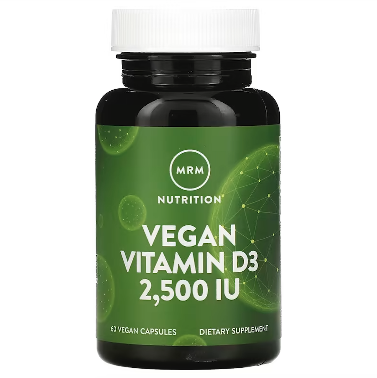 MRM Nutrition, Nutrition, веганські вітаміни D3, 2500 МО, 60 веганських капсул