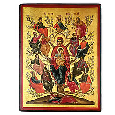 Писана ікона Древо Життя Пресвятої Богородиці 25,5 Х 33,5 см
