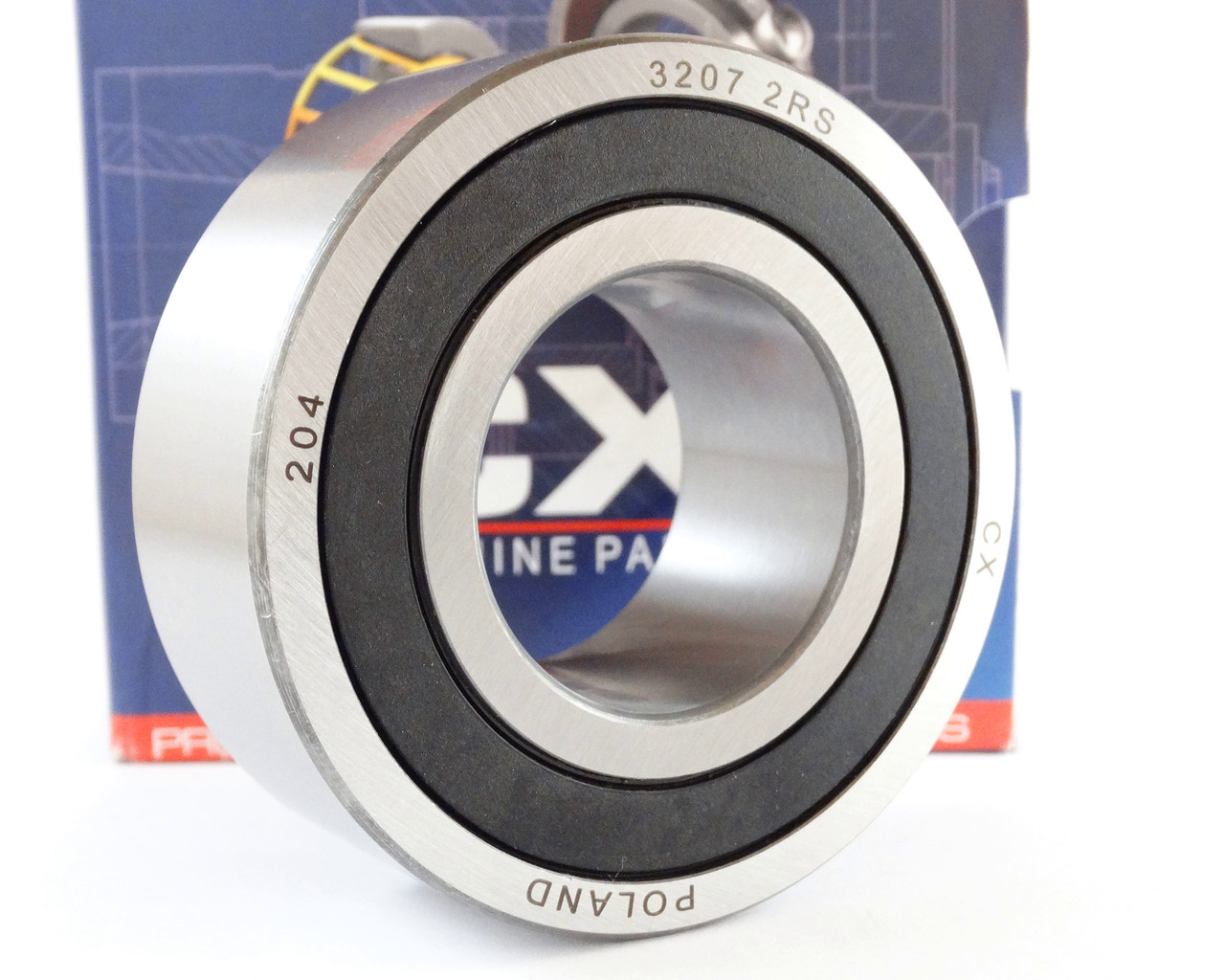 3207 2RS підшипник CX Польща, кульковий дворядний закритий