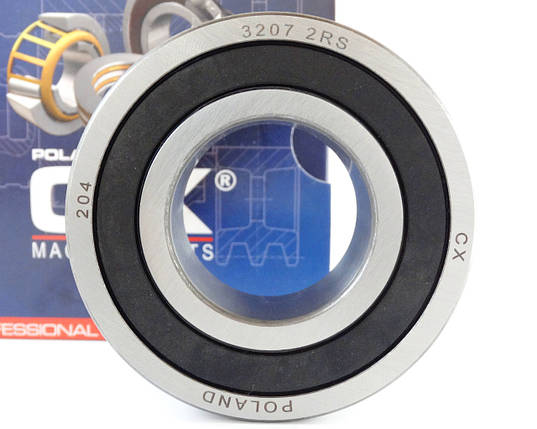 3207 2RS підшипник CX Польща, кульковий дворядний закритий, фото 2