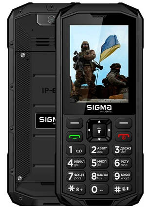 Телефон Sigma X-treme PA68 Black, фото 2