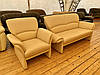Комплект диван + крісло з натуральної шкіри Барлі (Німеччина), фото 2