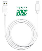 Кабель USB на Type-C 65W PD SUPER VOOC / 6A 1m OPPO (White)