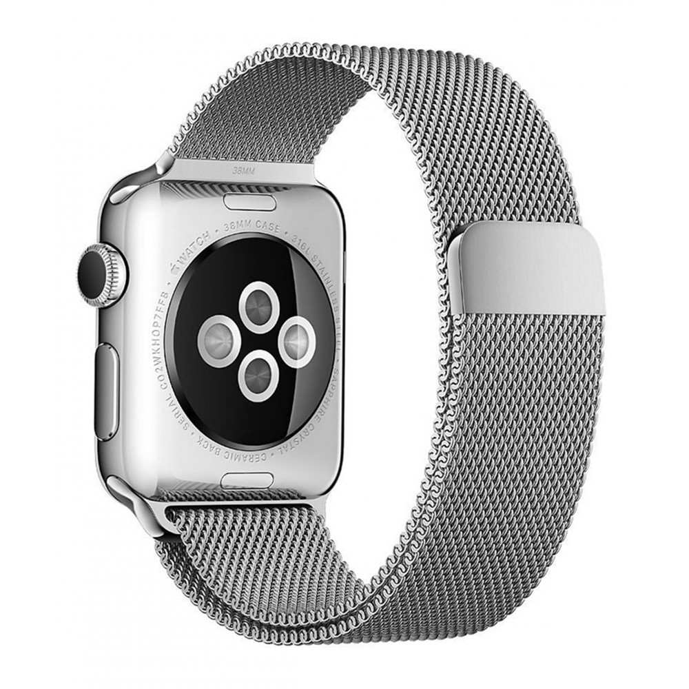 Ремінець Milanese Loop — Apple Watch 38 mm | 40 mm | 41 mm Silver, фото 1