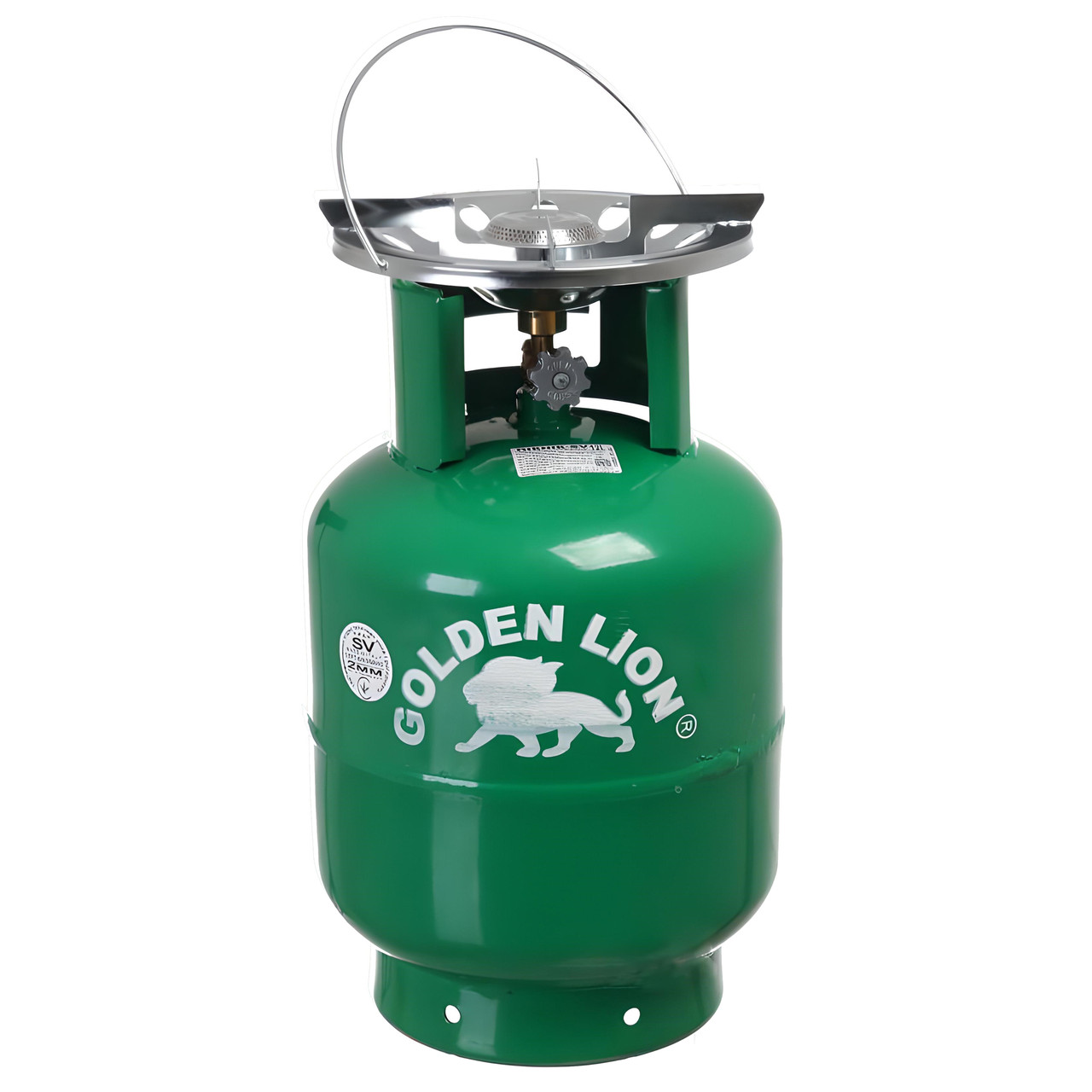 Газовий комплект Golden Lion Rudyy 5 літров RK-5 2.5кВт з горілкою та високою ручкою