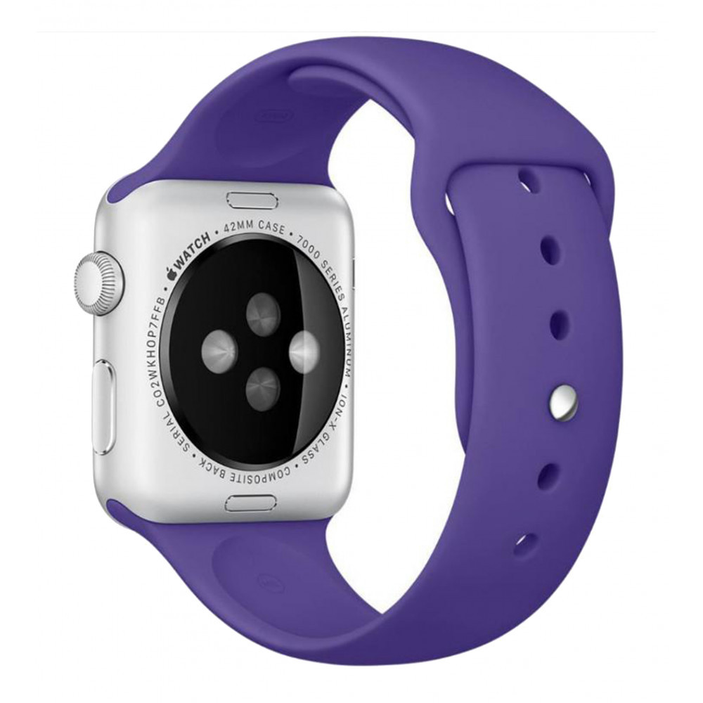 Ремінець Sport Band Apple Watch 42 mm 44 mm 45 mm 49 mm — Purple (45)