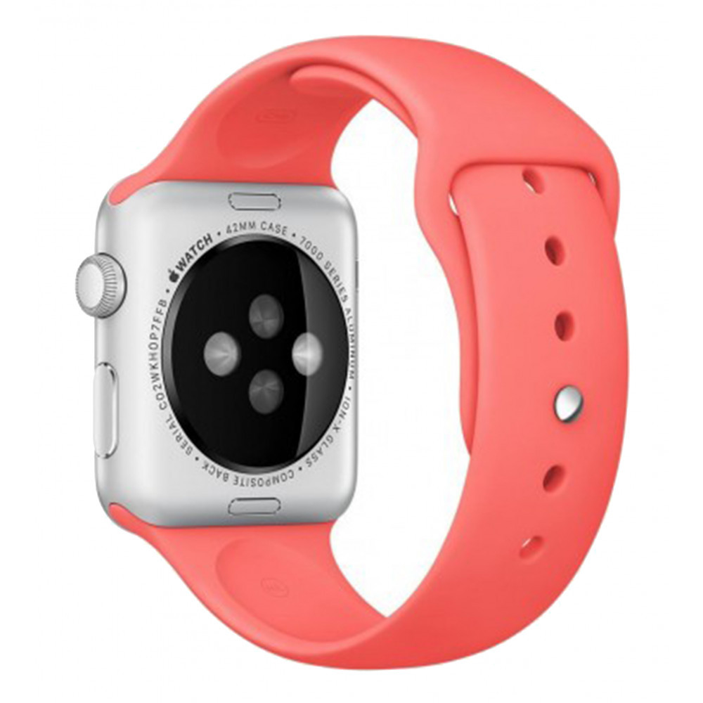 Ремінець Sport Band Apple Watch 42 mm 44 mm 45 mm 49 mm — Pink (12)