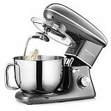 Планетарний міксер, тістоміс Mozano Kitchen Machine 2300 Вт 6,2 л Silver, фото 7